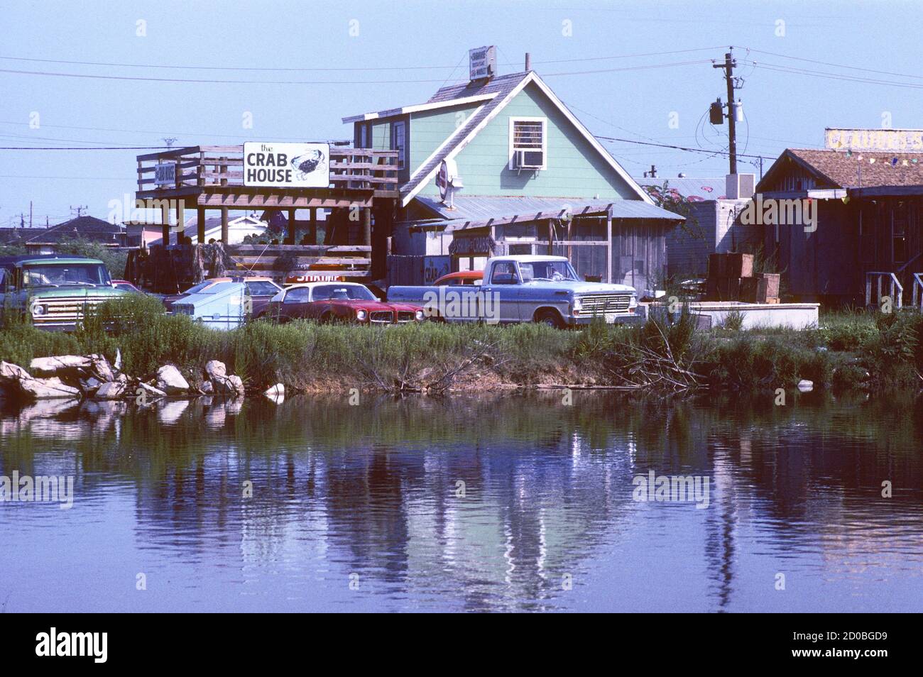 Seabrook et Kemah, scènes historiques au bord de l'eau du Texas Banque D'Images