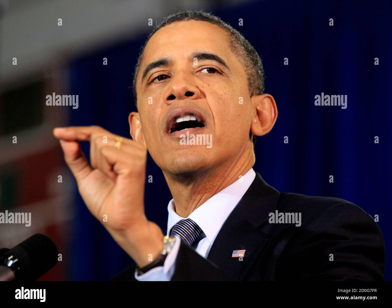 U S President Barack Obama Speaks About The Economy And A Payroll Tax Cut Compromise During A Visit To Osawatomie High School In Kansas December 6 2011 More Than A 100 Years Ago