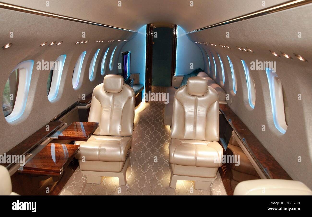 The Interior Of The Cessna Citation Longitude Jet Is Seen During A Tour Of The Cessna Business Jet Assembly Line At Their Manufacturing Plant In Wichita Kansas August 14 12 One Of