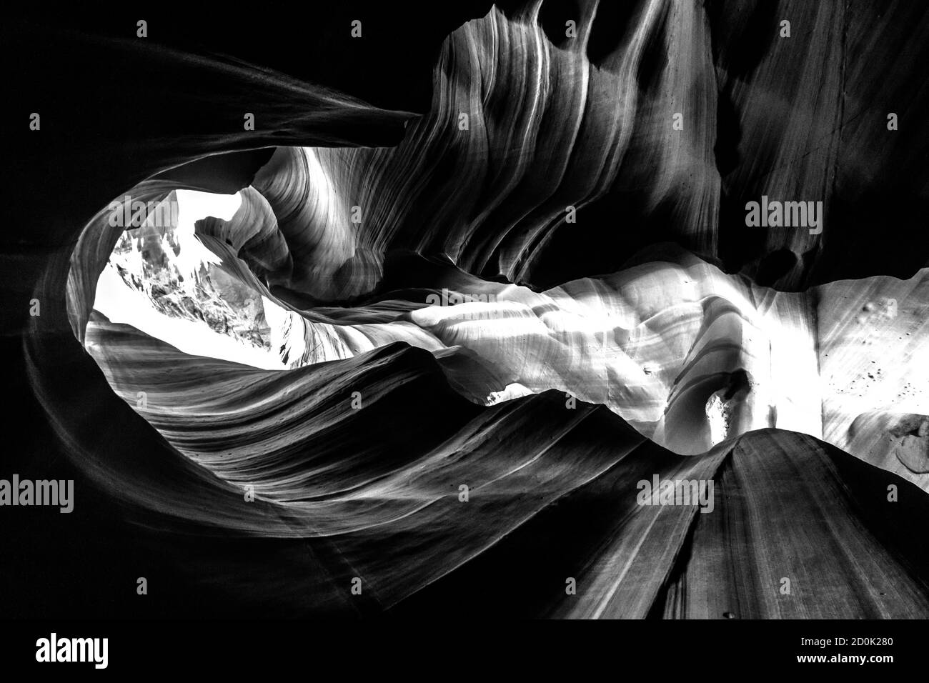Voyage, images de paysage dans Antelope Canyon, Arizona Banque D'Images