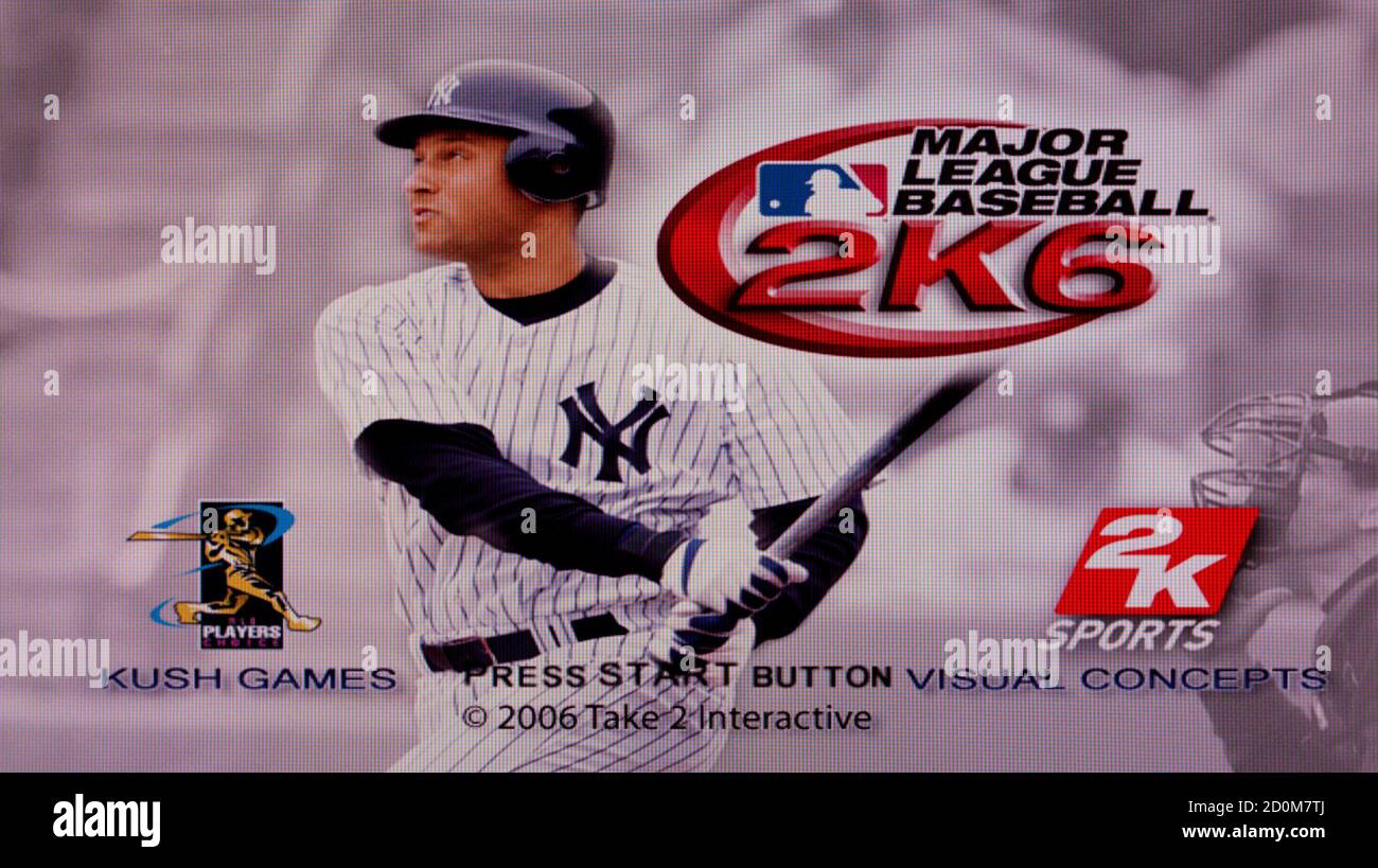 Major League Baseball 2K6 - Sony PlayStation 2 PS2 - Usage éditorial uniquement Banque D'Images