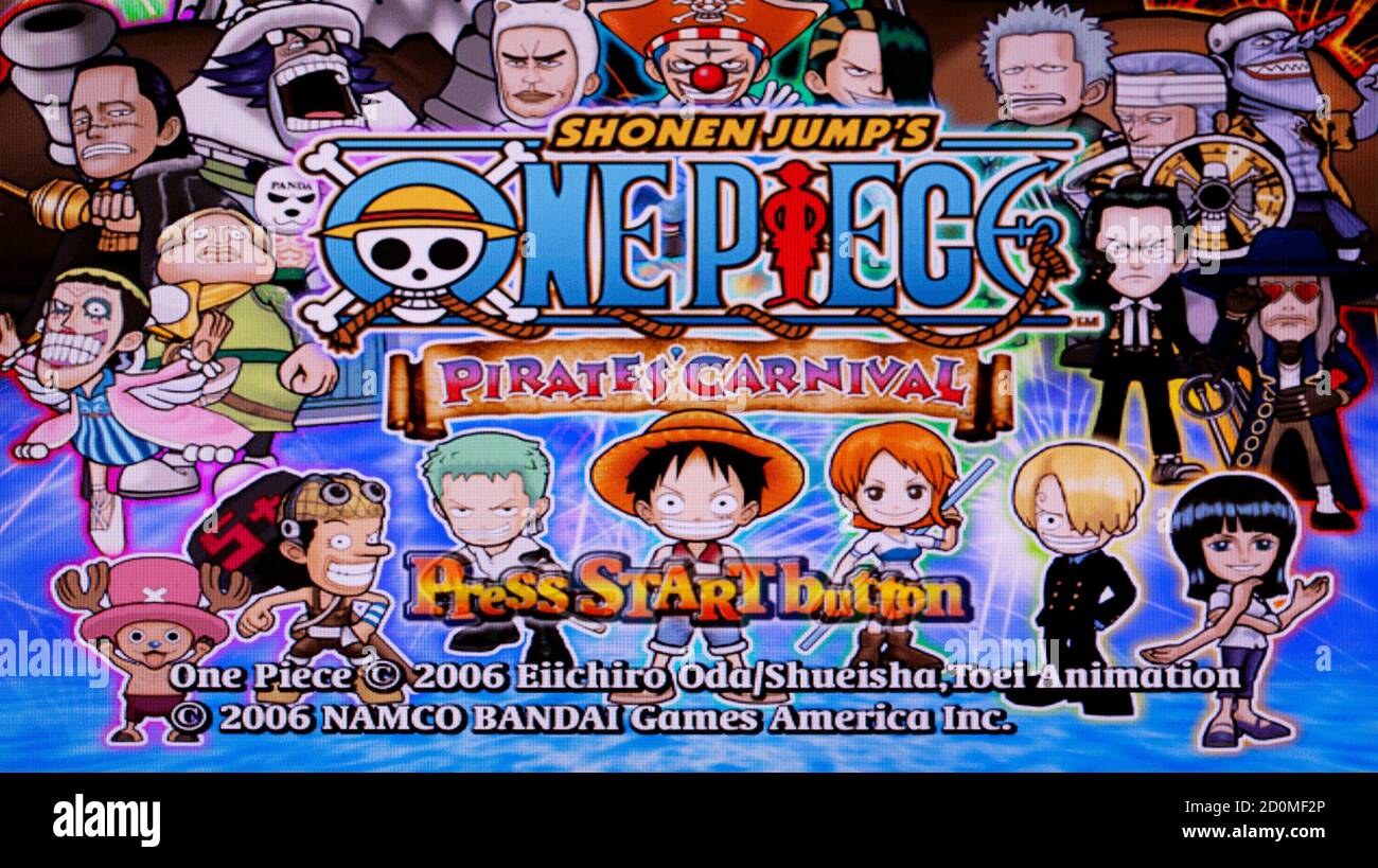 Pirate's Carnival de Shonen Jump - Sony PlayStation 2 PS2 - usage éditorial uniquement Banque D'Images