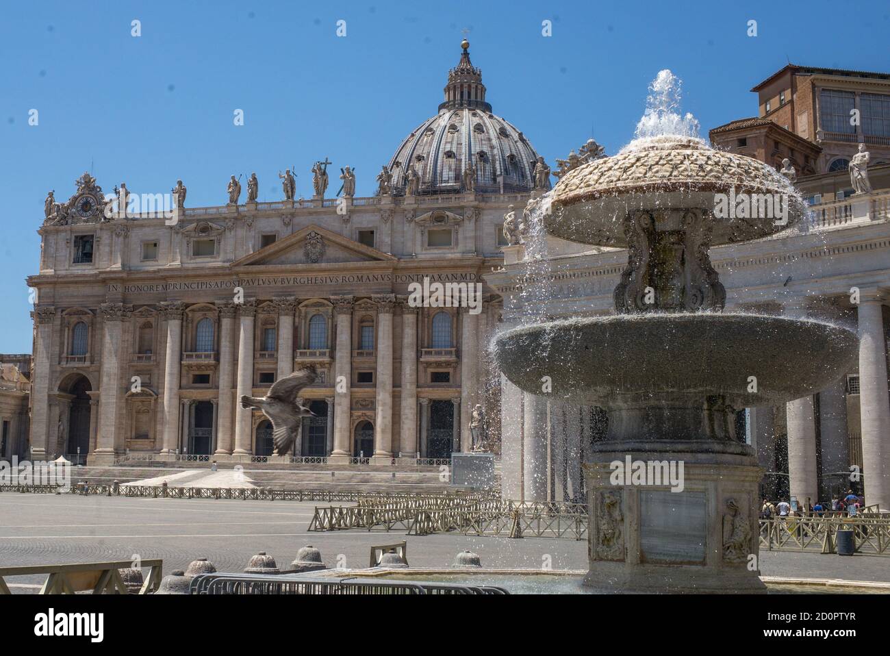 Un jour d'été dans la ville antique de Rome presque abandonnée Banque D'Images