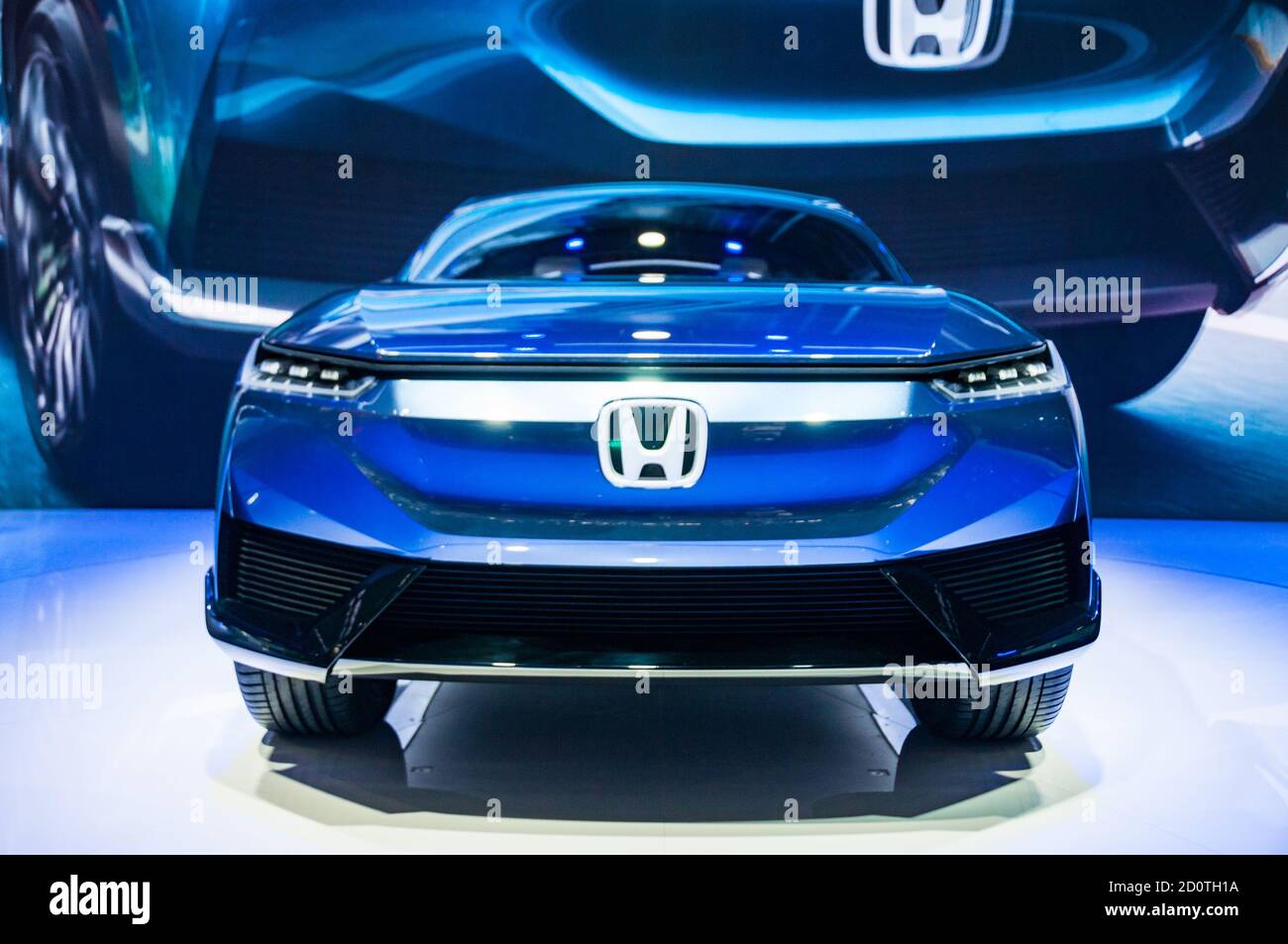 Vu au salon de l'auto de Beijing 2020. Banque D'Images