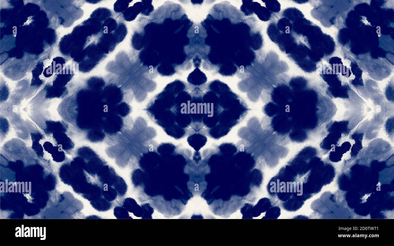 Peinture indigo sale sans couture. Banque D'Images