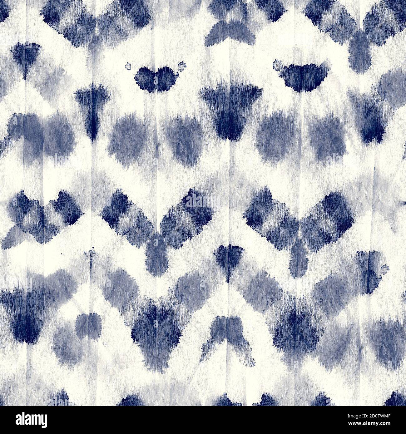Art sale indigo sans couture Art contemporain Banque D'Images