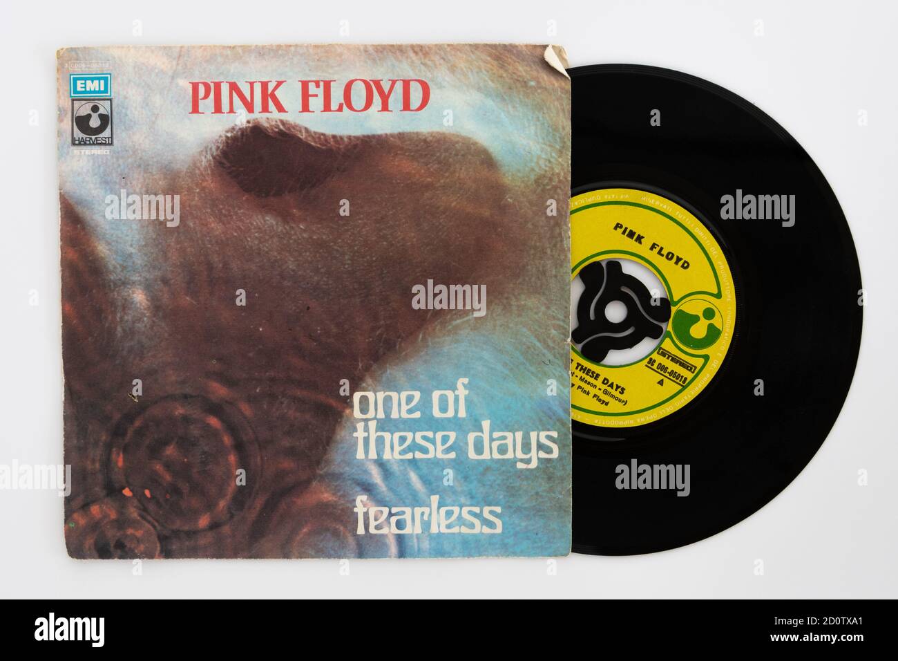 Pink Floyd - l'un de ces jours - vinyle 7' Enregistrement unique - enregistrements de récolte Banque D'Images