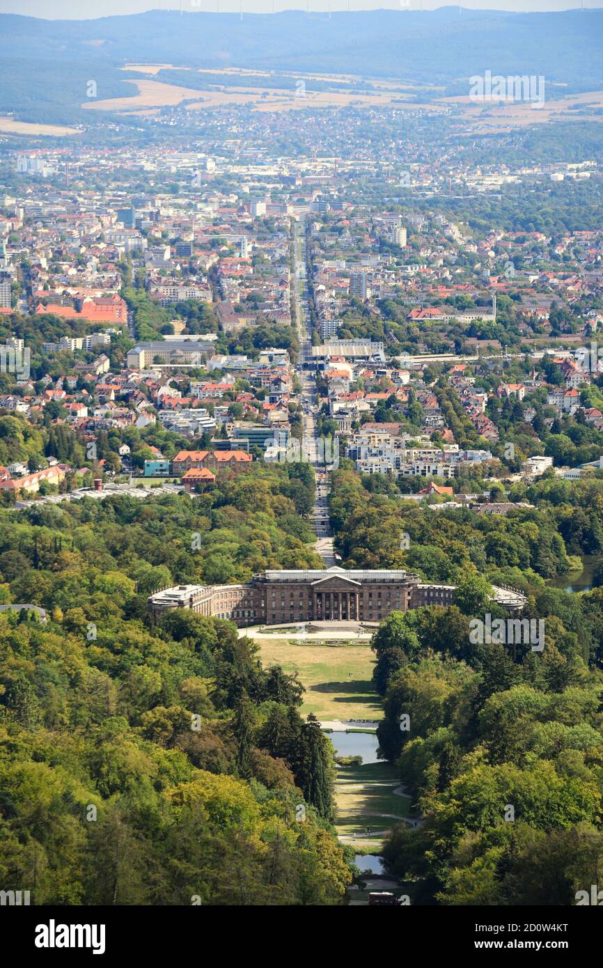 Schloss Wilhelmshöhe dans le Schlosspark à Kassel, Hesse, Allemagne Banque D'Images
