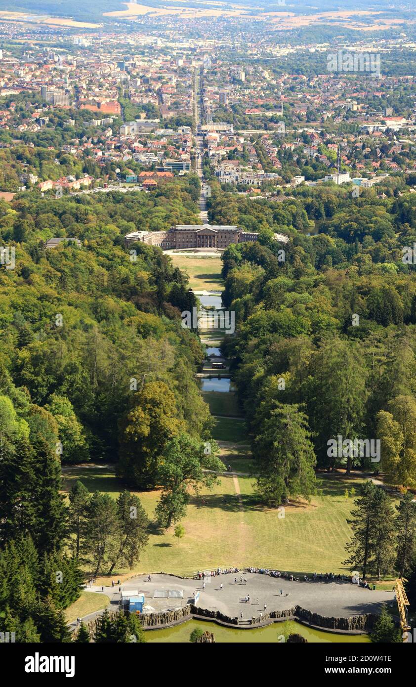Schloss Wilhelmshöhe dans le Schlosspark à Kassel, Hesse, Allemagne Banque D'Images
