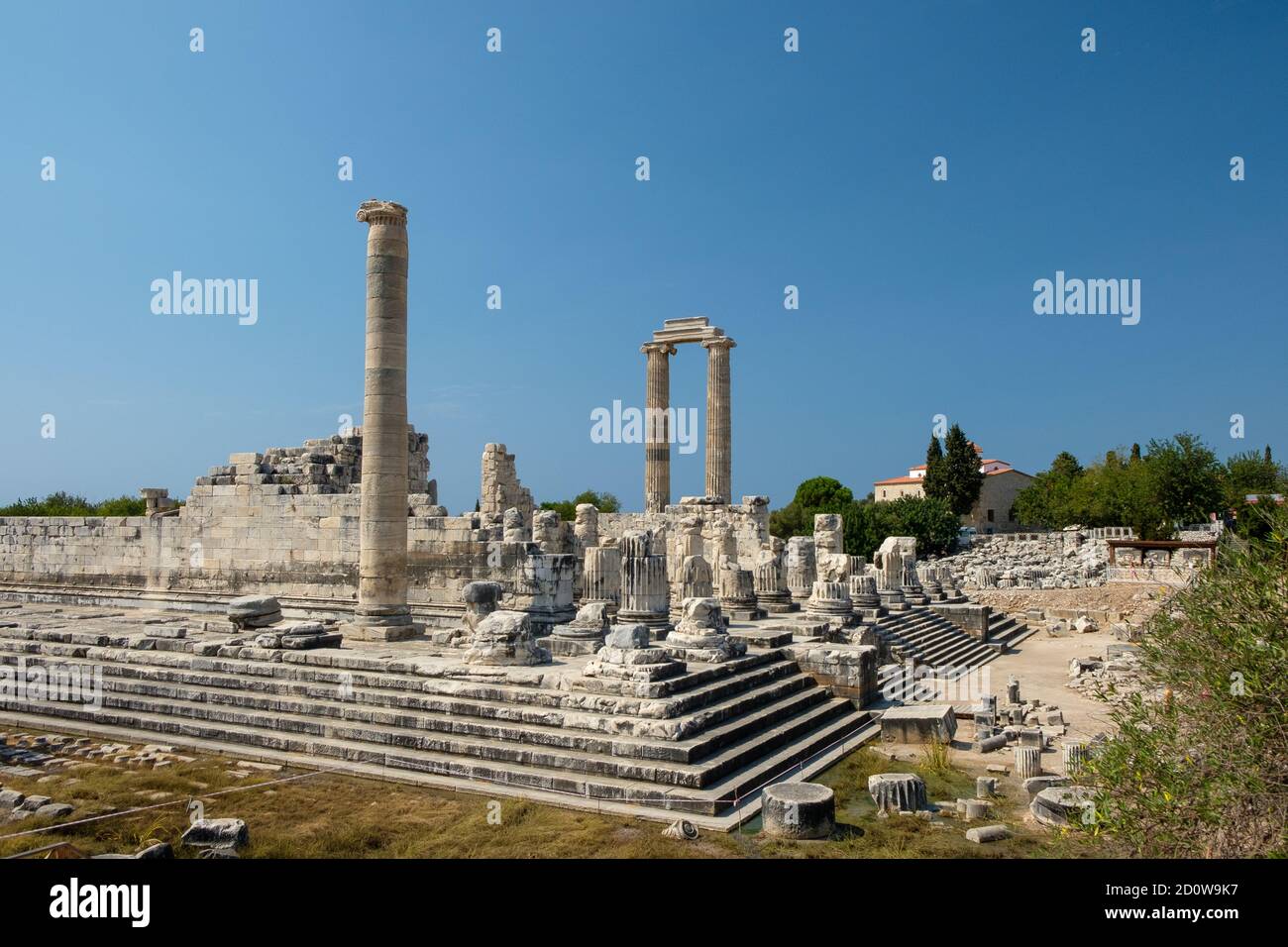 Magnifiques ruines grecques: Un temple et un oracle d'Apollon à Didyama / Didim Banque D'Images