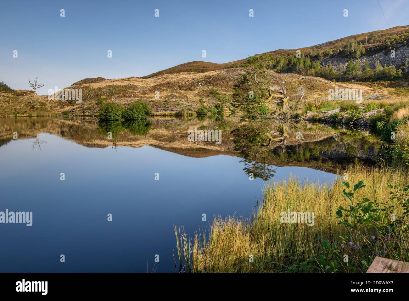 Loch na Muilneadh, The Mill Loch, sur Raasay Écosse Banque D'Images