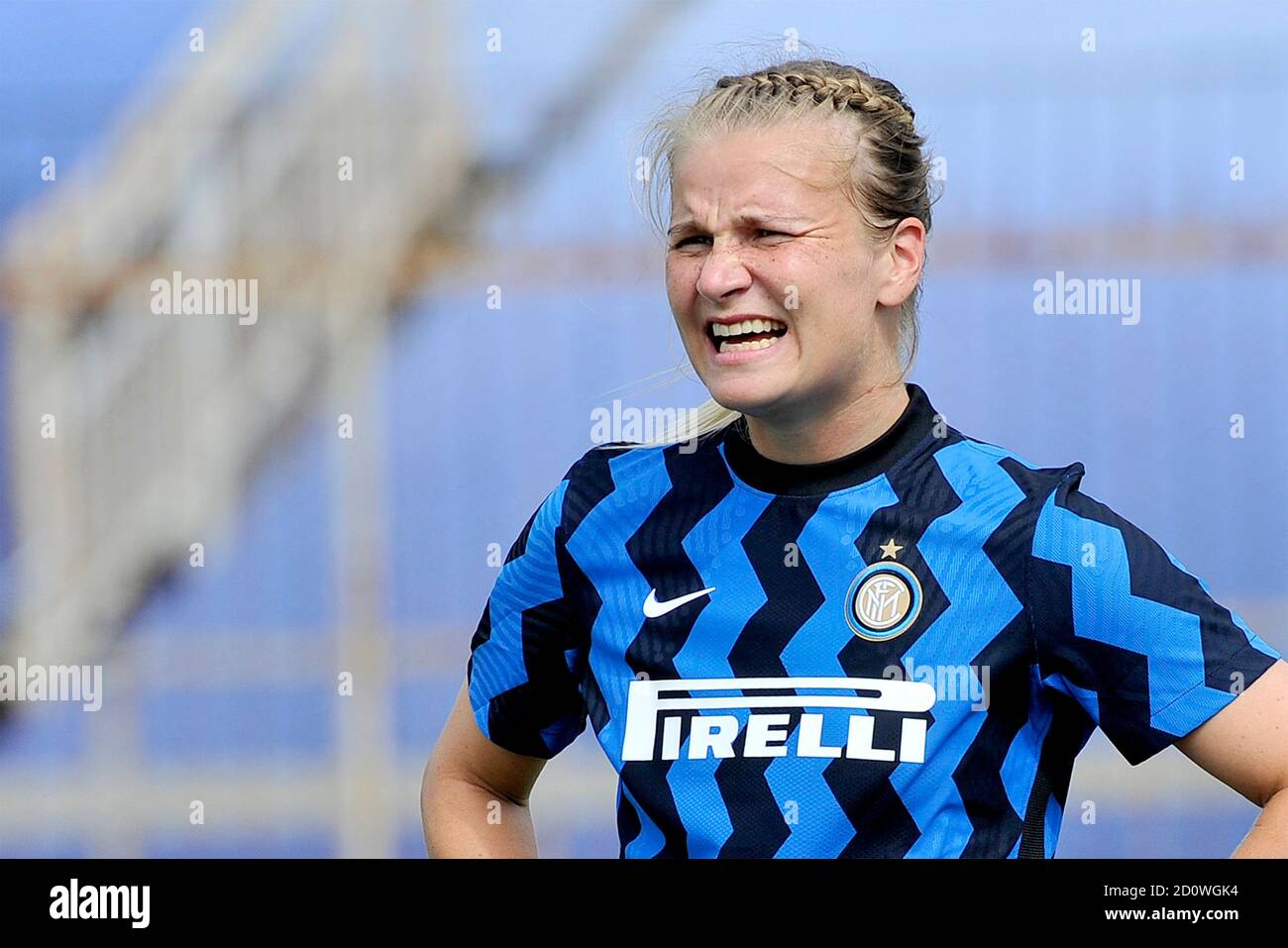 Naples, Italie. 03ème octobre 2020. Anna Emilia Auvinen Inter joueur, lors des matchs de la série italienne UN championnat de football féminin entre Napoli vs Inter, résultat final 1-1, match joué au stade Caduti Di Brema à Naples, Italie, 03 octobre 2020. (Photo par Vincenzo Izzo/Sipa USA) crédit: SIPA USA/Alay Live News Banque D'Images