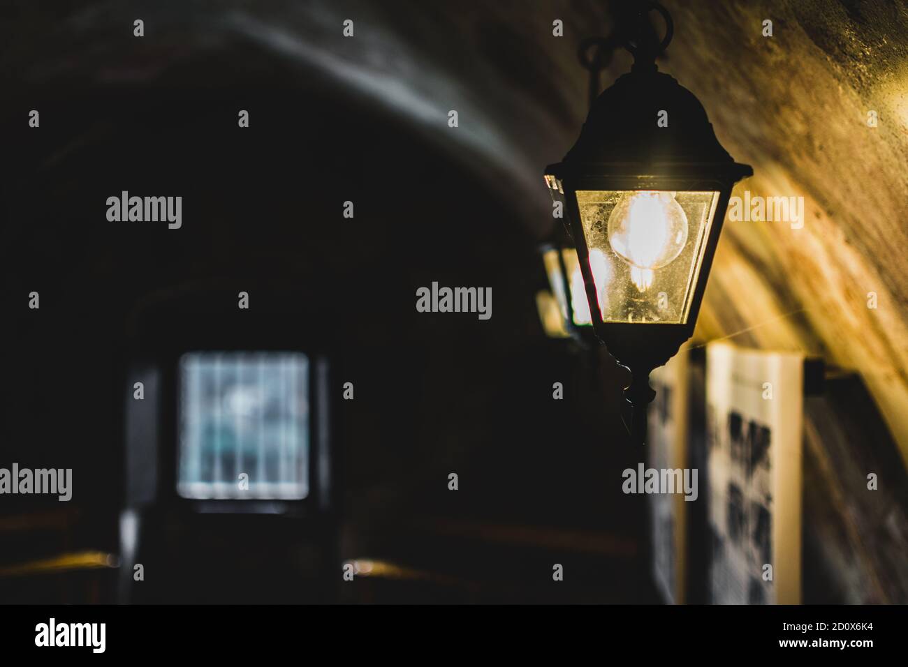 Lanterne médiévale Banque D'Images