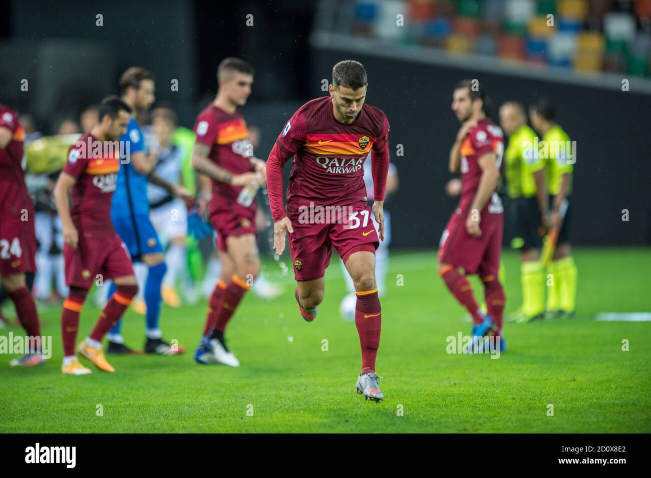 udine, Italie, 03 octobre 2020, Leonardo Spinazzola (EN tant que Roma) pendant Udinese vs Roma, football italien série A match - Credit: LM/Alessio Marini/Alay Live News Banque D'Images