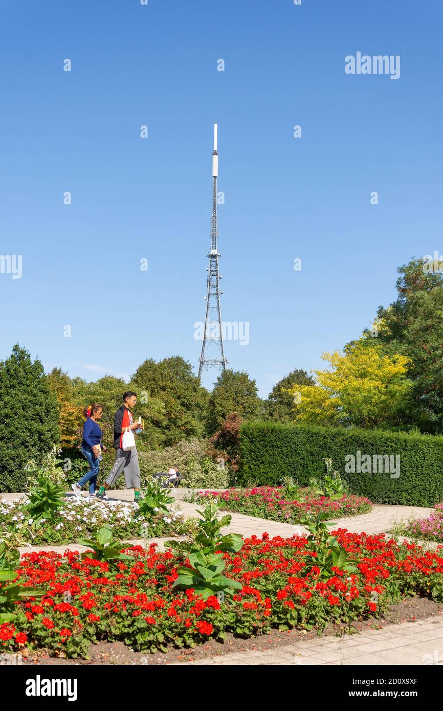 BBC Transmitter dans Crystal Palace Park, Crystal Palace, London Borough of Bromley, Greater London, Angleterre, Royaume-Uni Banque D'Images