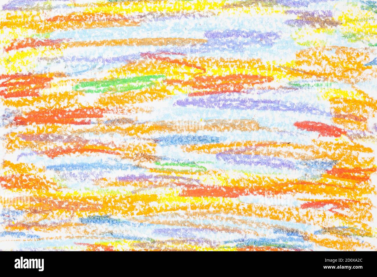 Arrière-plan griffonnez de crayons de différentes couleurs. Coups de