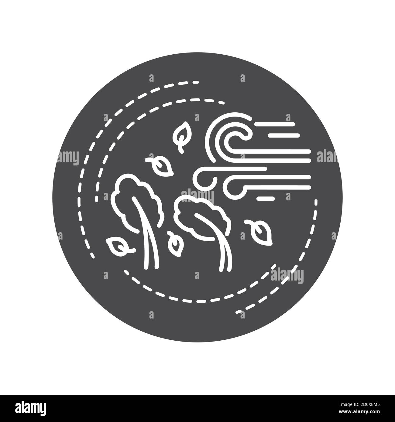 Icône de glyphe noir ouragan. Une grande tempête tournante avec des vents à grande vitesse qui se forme au-dessus des eaux chaudes dans les régions tropicales. Pictogramme pour page Web, mobile Illustration de Vecteur