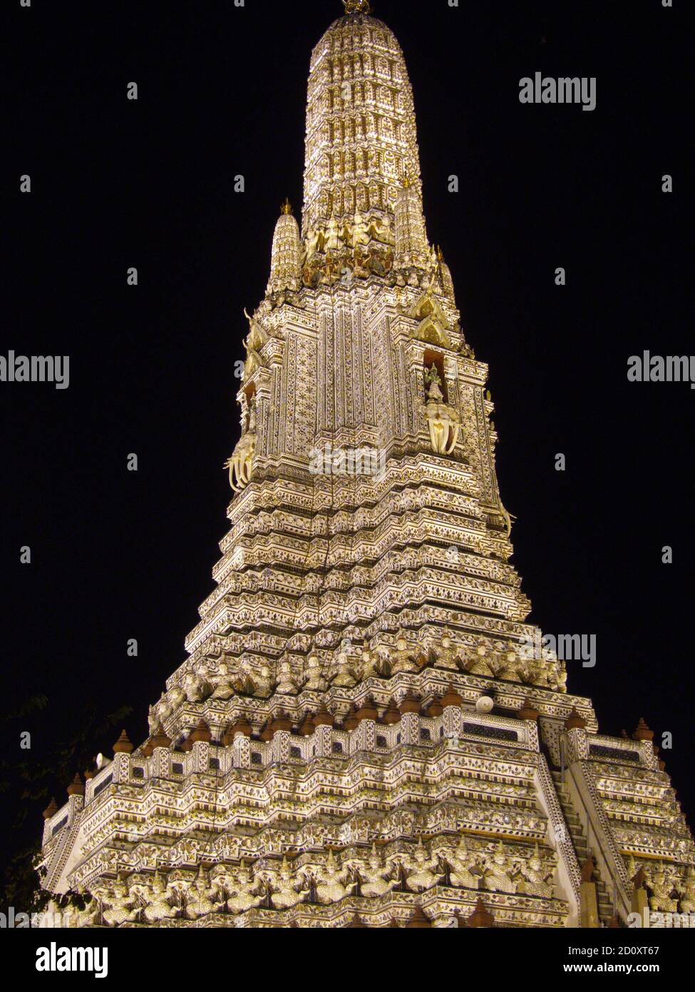 Wat Arun, Temple de l'Aube, Bangkok, Thaïlande, Asie du Sud-est Banque D'Images