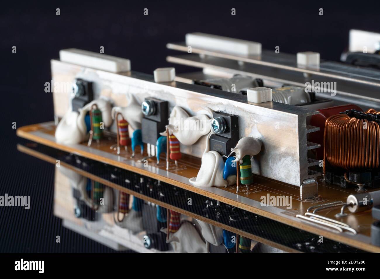Alimentation de ci avec transistor mosfet Banque D'Images