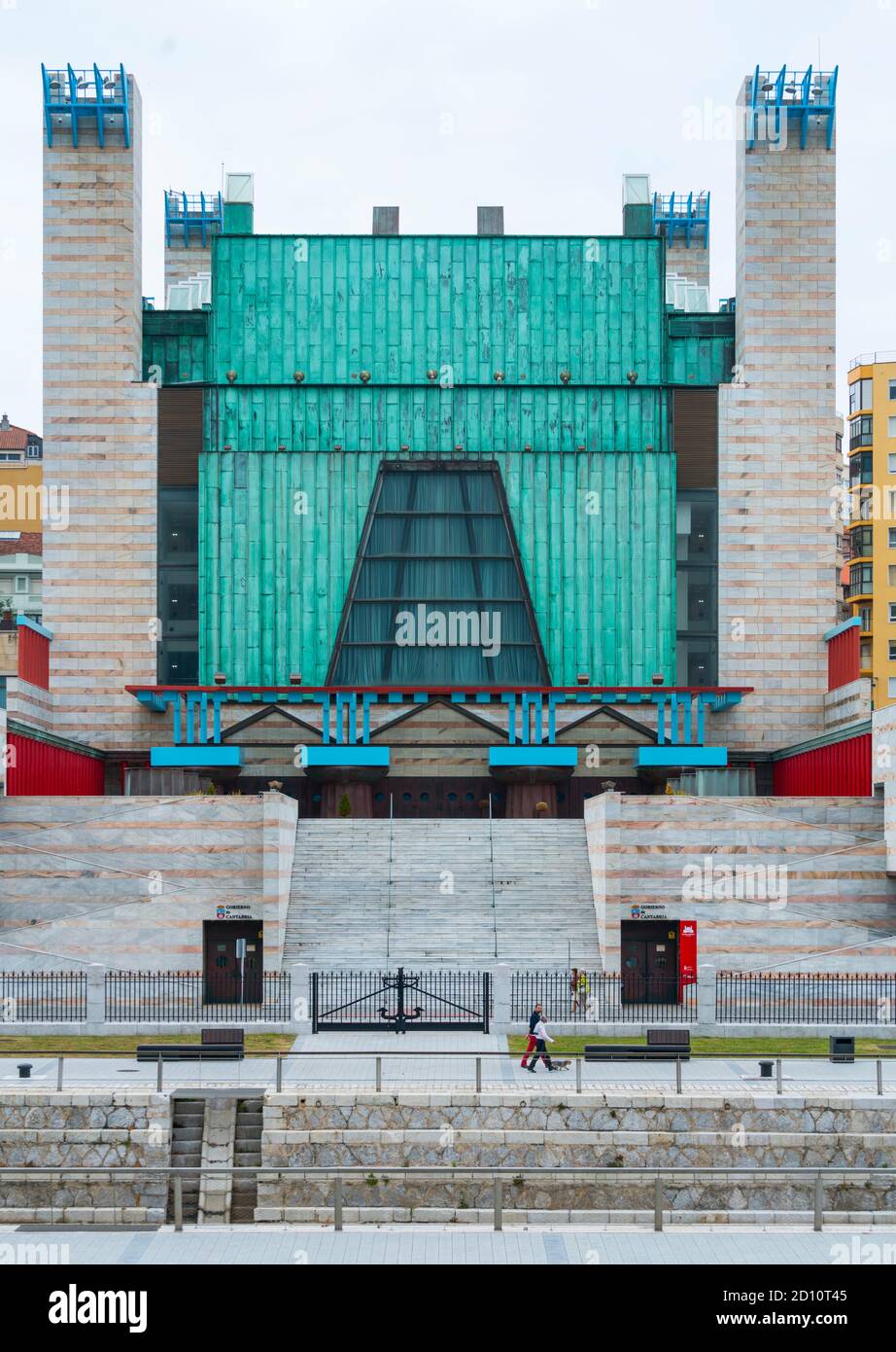 Centre culturel Palacio de Festivales, Santander, Cantabrie, Espagne, Europe Banque D'Images