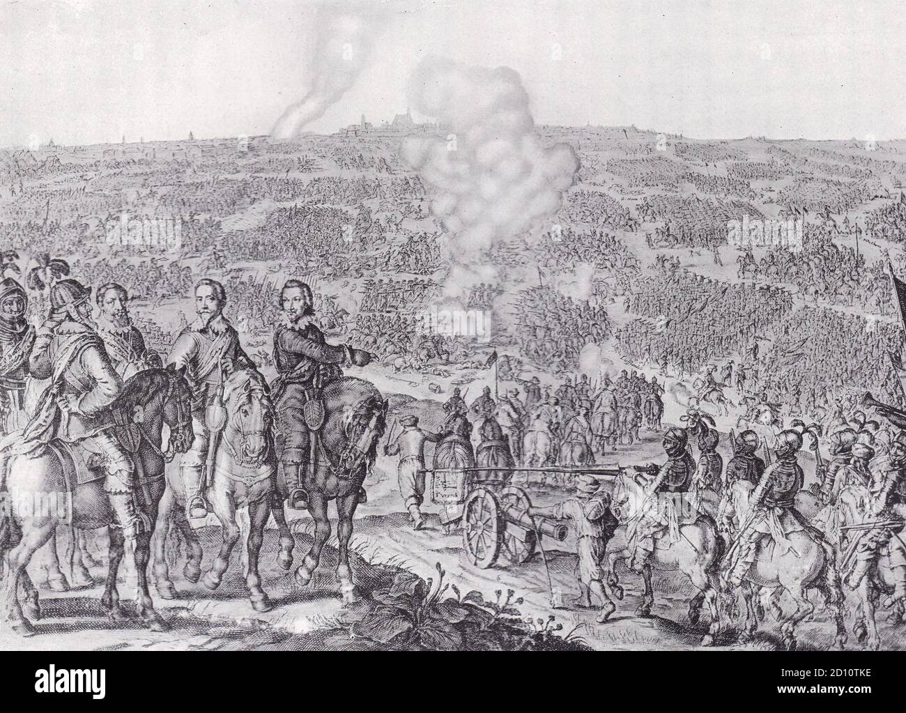 La bataille de Leipzig 1631 Banque D'Images