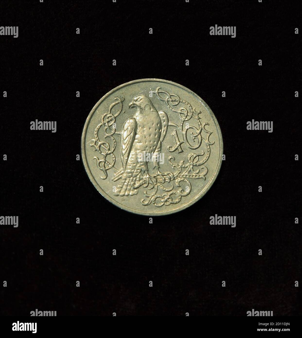 Ile de Man, Ten Pence, pièce, monnaie, monnaie, 1983, ROYAUME-UNI Banque D'Images