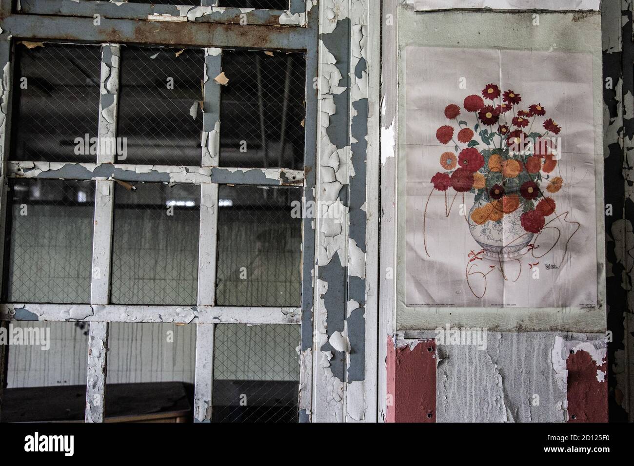 The Haunted Pennhurst School, également connue sous le nom de Pennhurst Asylum, en raison de ses conditions déplorables, de manque de personnel et de surpeuplement Banque D'Images