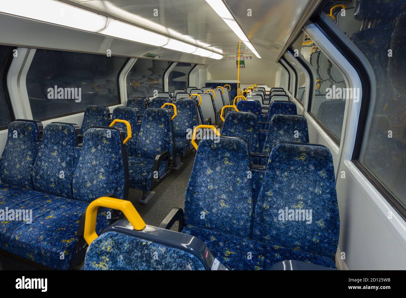 Un exemple de train « CityRail » de Sydney à Sydney, en Australie. Banque D'Images