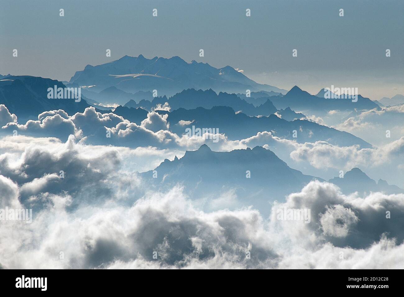 Géographie / Voyage, Suisse, massif de Monte Rosa du Sud-Ouest, Alpes valaisannes, droits-supplémentaires-déstockage-Info-non-disponible Banque D'Images