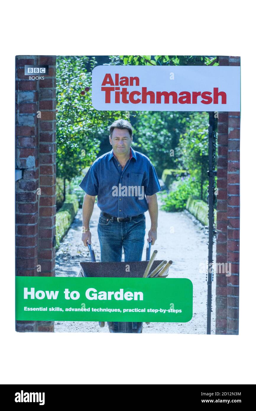 Comment jardin, livre sur le jardinage par Alan Titchmarsh Banque D'Images