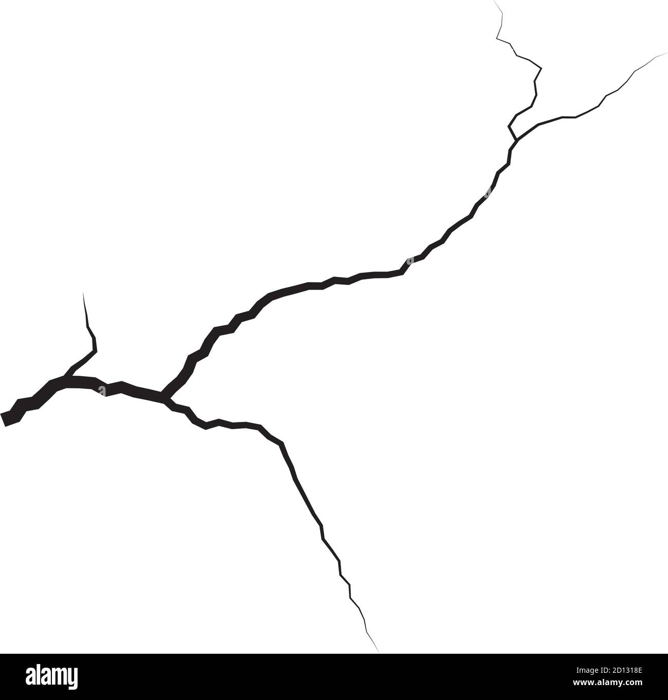 Fissures de masse. Tremblement de terre et fissures de terre, effet de trou, craquelure et texture de mur endommagée. Les illustrations vectorielles peuvent être utilisées pour les sujets tremblement de terre, accident, destruction Illustration de Vecteur