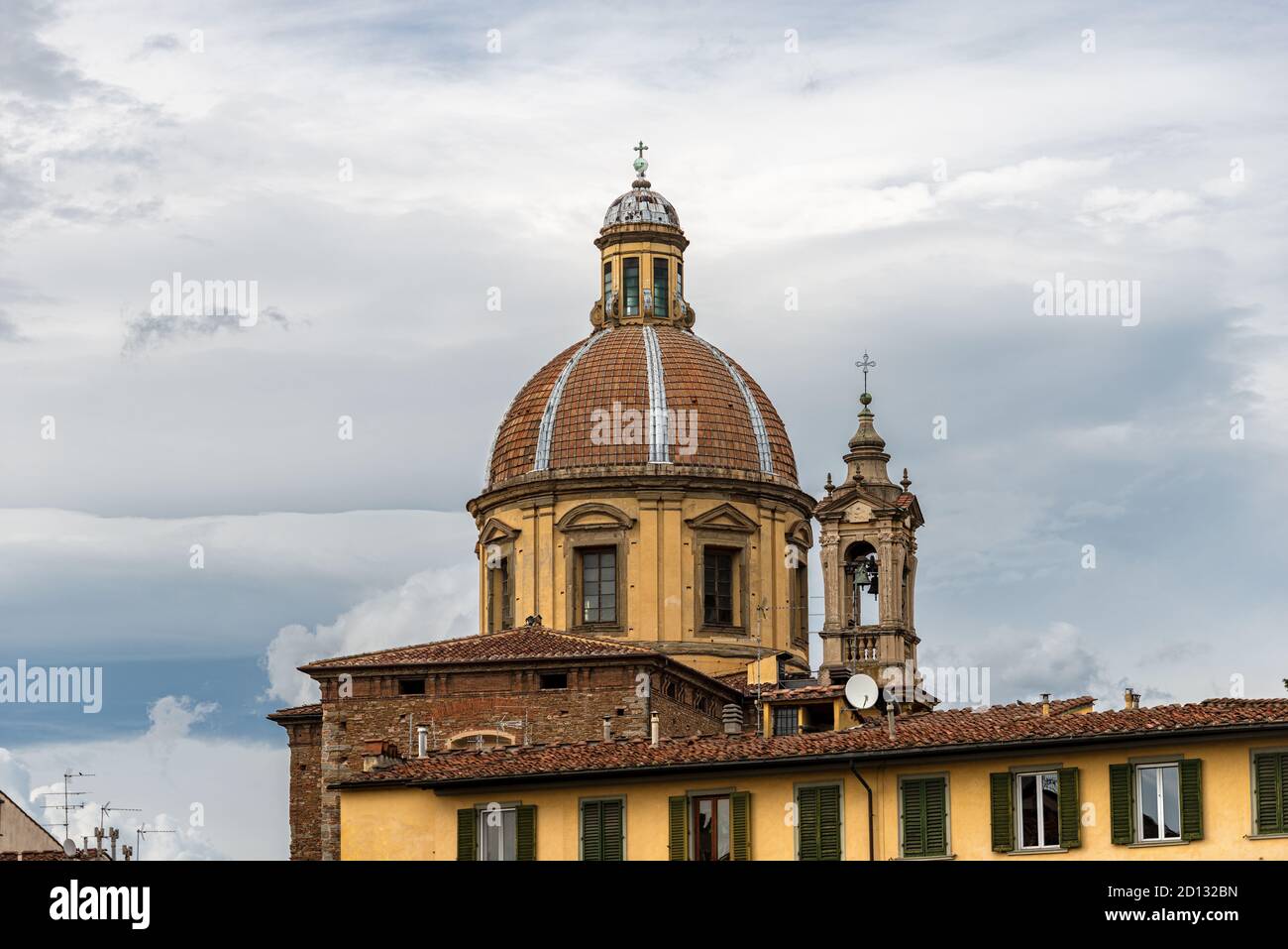 Eglise de San Frediano à Cestello (1450-XX siècle) dans le style baroque, quartier Oltrarno, Florence, site classé au patrimoine mondial de l'UNESCO, Toscane, Italie. Banque D'Images
