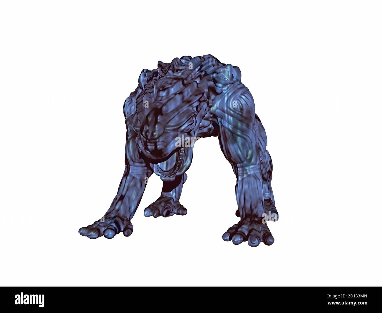 Chien monstre comme une figure de l'imagination d'horreur Banque D'Images