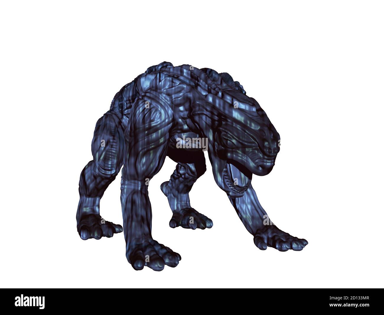 Chien monstre comme une figure de l'imagination d'horreur Banque D'Images