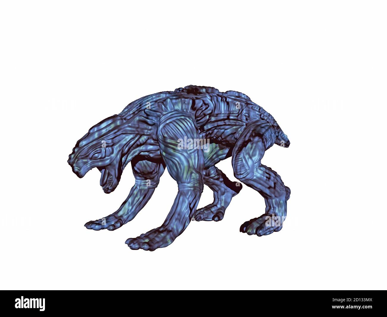 Chien monstre comme une figure de l'imagination d'horreur Banque D'Images