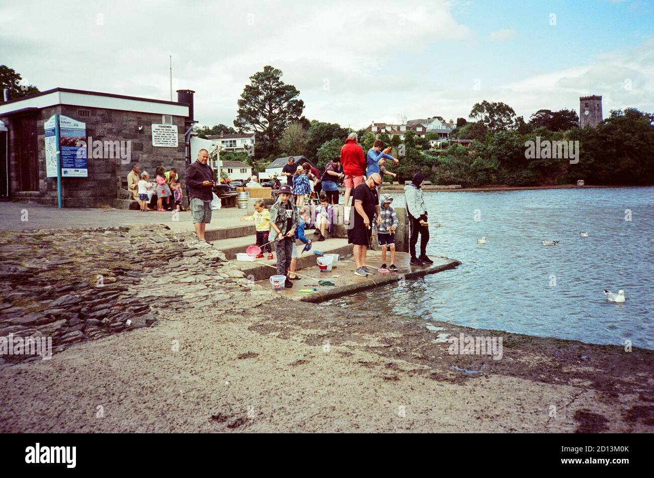 Estuaire de la DART à Stoke Gabriel, Devon, Angleterre, Royaume-Uni. Banque D'Images