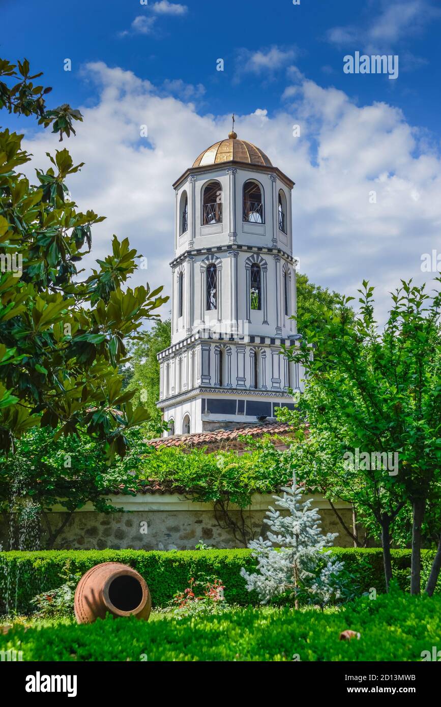 Clocher de l'église, Konstantin et Elena, vieille ville historique, Plovdiv, Bulgarie, Kirchturm, Kirche und Konstantin Elena, historische Altstadt, Spanien Banque D'Images