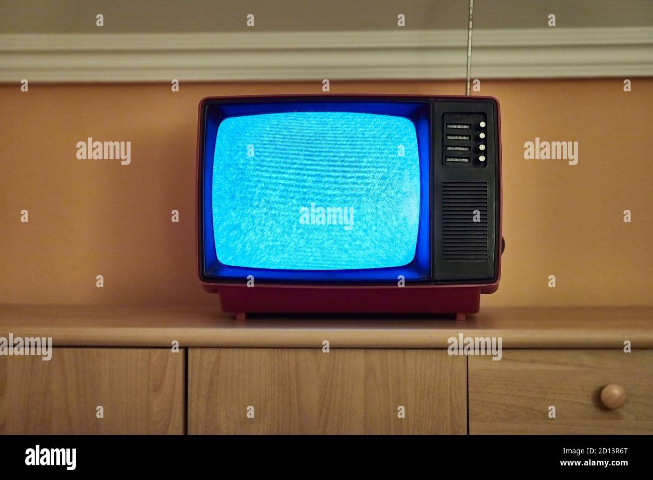 TV pas de signal Banque D'Images