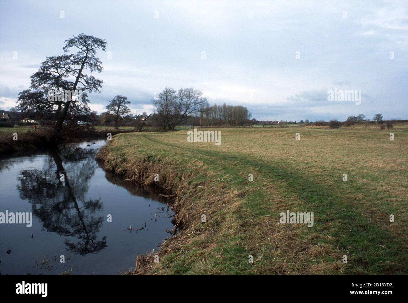 Site du champ de bataille de Boadicea et River Anker, Mancetter, Warwickshire, Angleterre, Royaume-Uni Banque D'Images