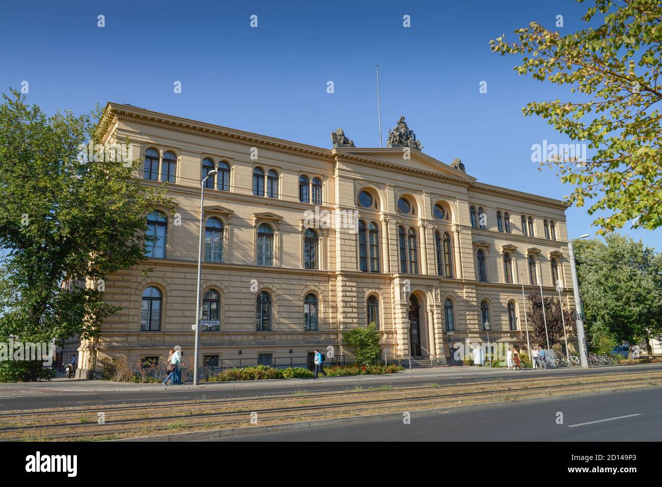 La cour, Invalidenstrasse, milieu, Berlin, Allemagne, Sozialgericht, Mitte, Deutschland Banque D'Images