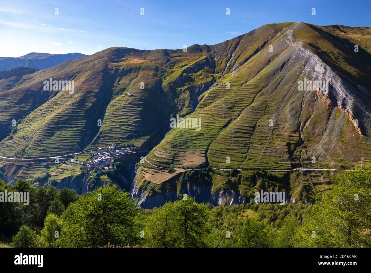 France, Hautes-Alpes, hameau de Hi?res Banque D'Images