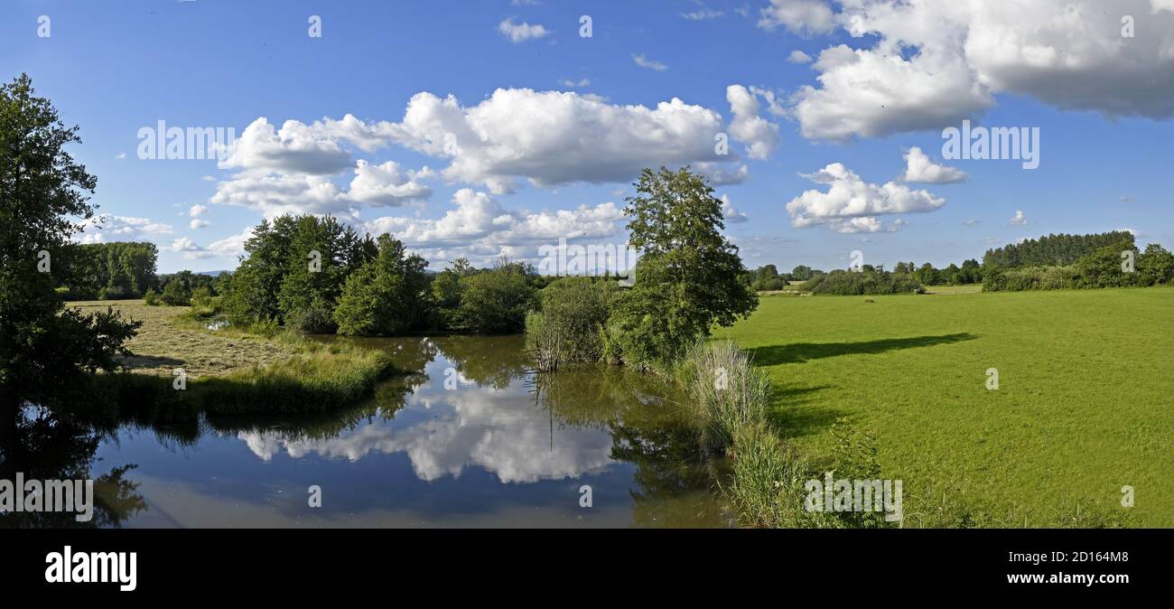 France, territoire de Belfort (90), Brebotte, vall?e de la Bourbeuse Banque D'Images