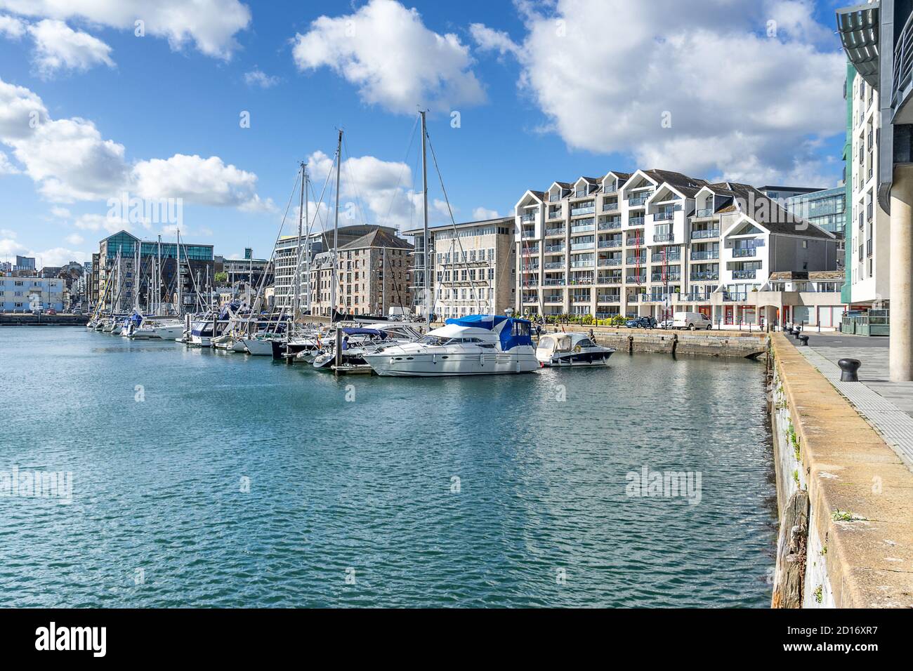 Port de plaisance de Sutton à Plymouth Devon Cornwall Banque D'Images