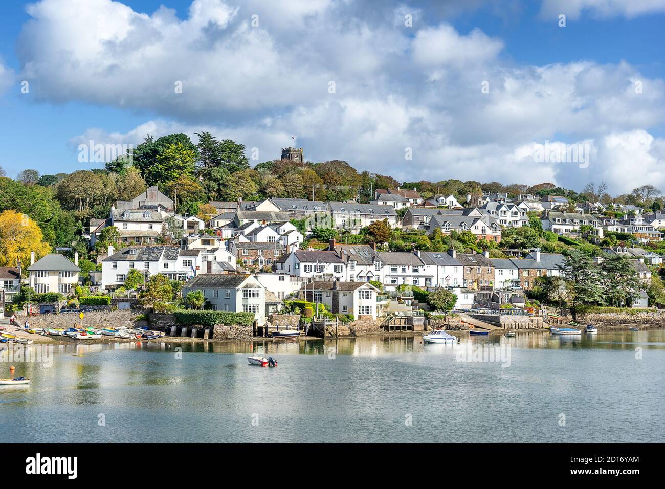 Recherche de Newton Ferrers de Noss Mayo à Devon Banque D'Images