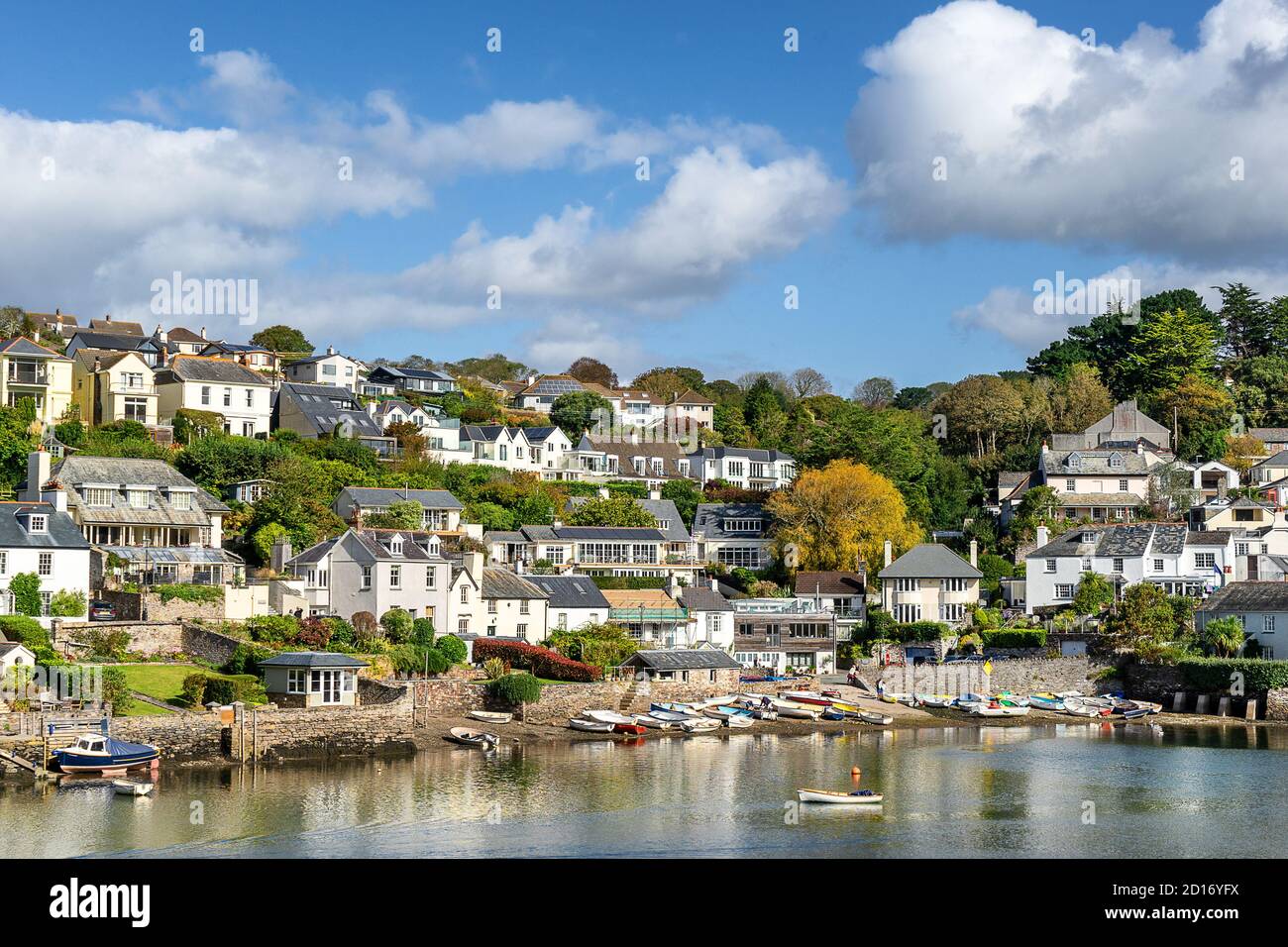 Recherche de Newton Ferrers de Noss Mayo à Devon Banque D'Images