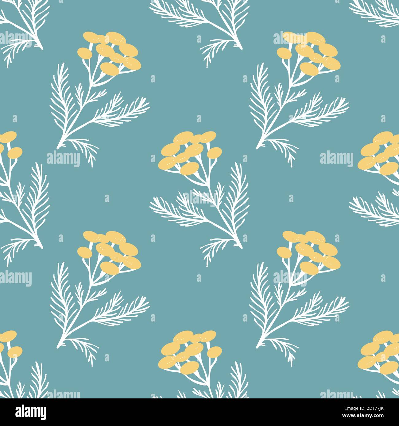 Motif sans couture avec fleurs décoratives Illustration de Vecteur