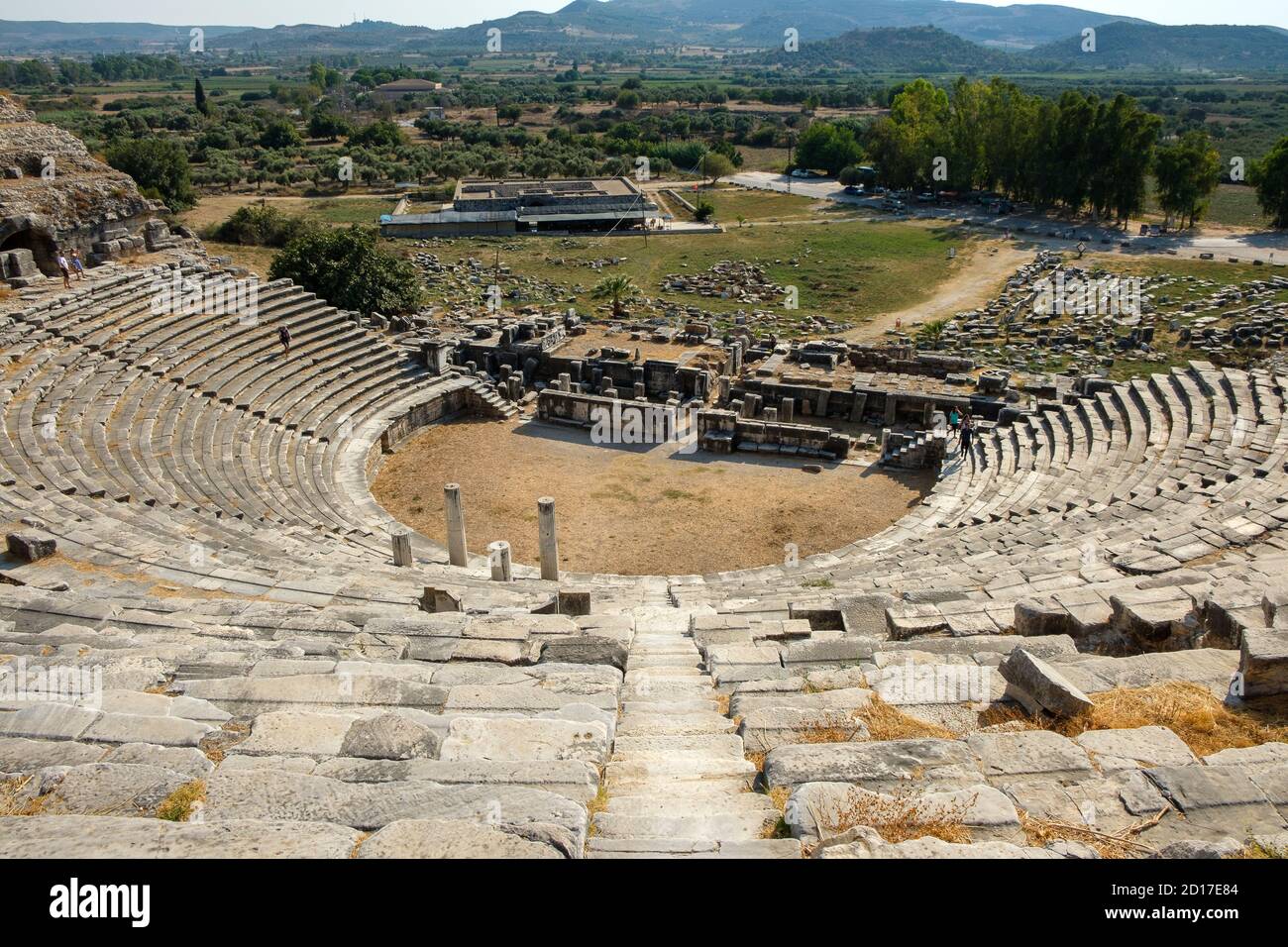 Ancien amphithéâtre grec de Miletus, Turquie Banque D'Images