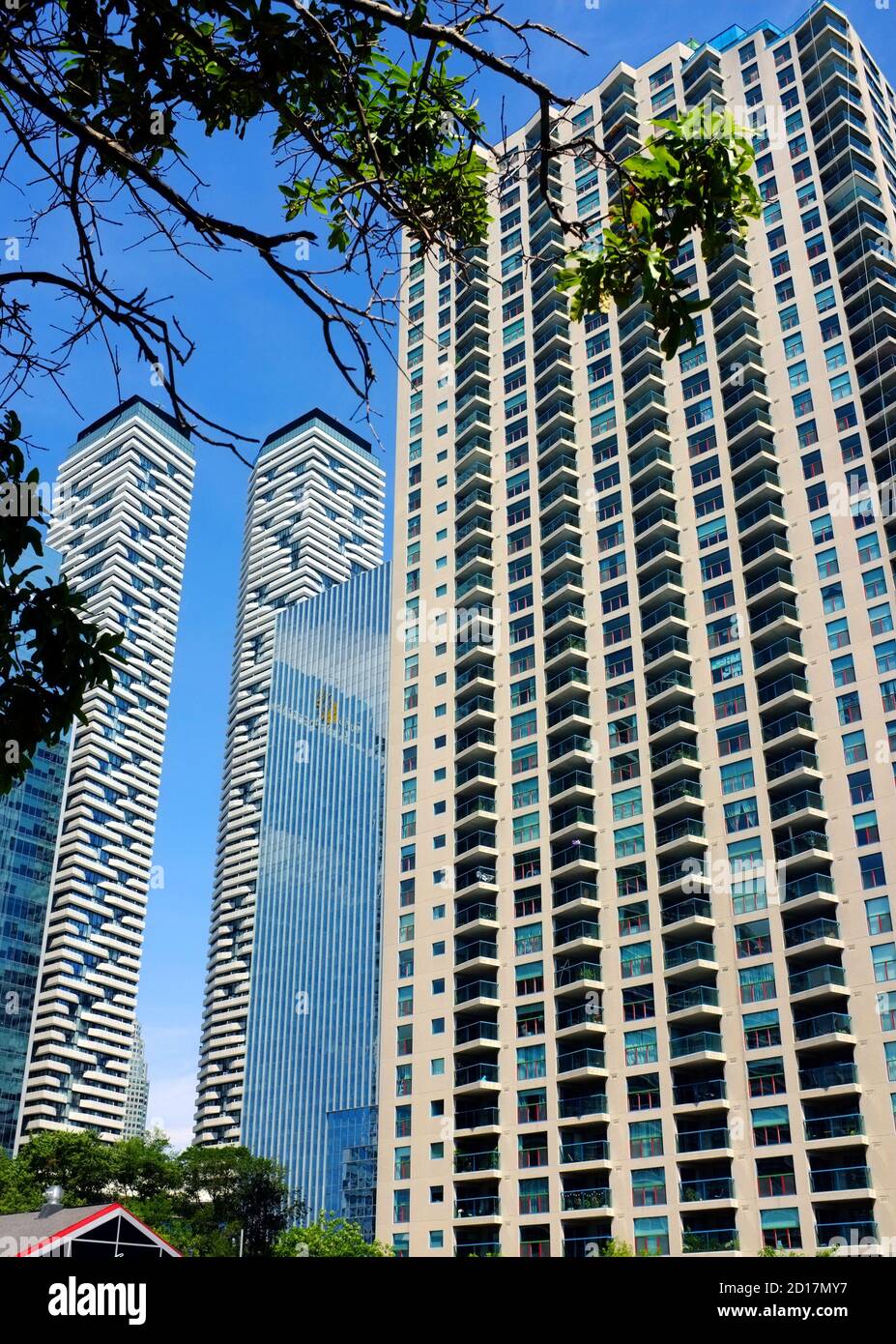 Condominiums modernes à Toronto Banque D'Images