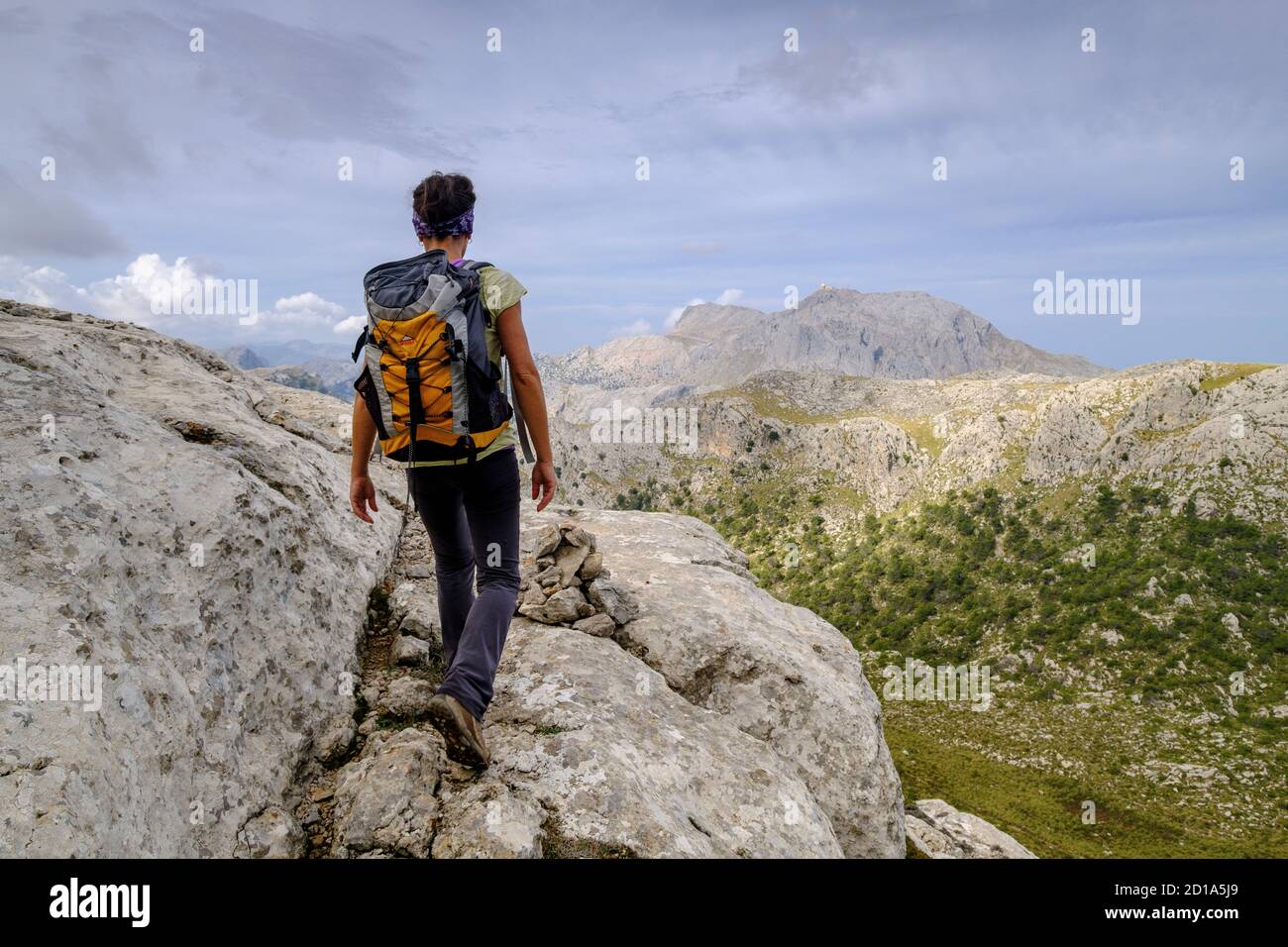 Puig Major, punto más elevado de la isla de Mallorca, 1445 metros de altitud , Sierra de Tramuntana, municipio de Escorca, Mallorca, Iles baléares Banque D'Images
