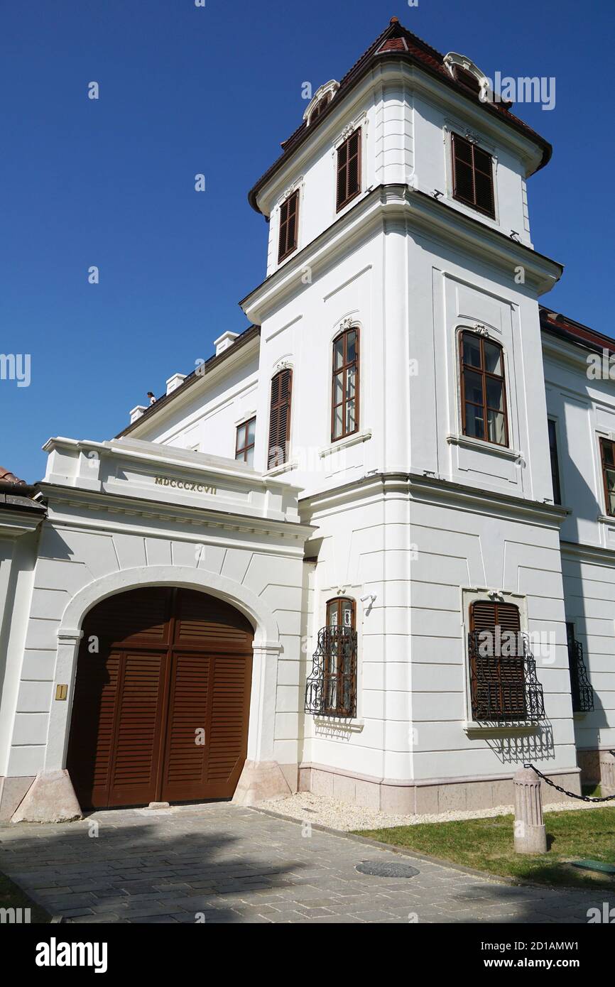 Château d'Esterházy, Esterházy-kastély, Tata, Comté de Komárom-Esztergom, Hongrie, Magyarország, Europe Banque D'Images